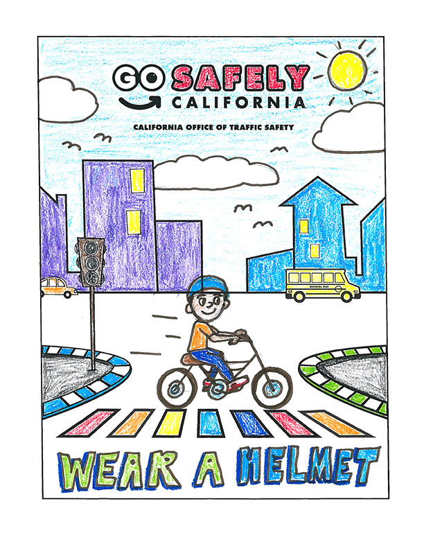 Poster Road Safety Drawing Ideas Happy Emotion